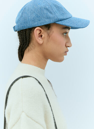 Jacquemus La Casquette Denim Baseball Cap Blue jac0356005