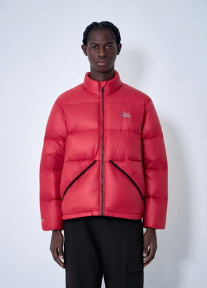 Stüssy Micro Ripstop Down Jacket Red sts0163002