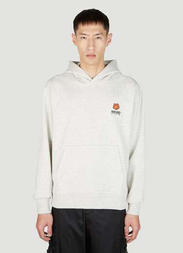 Kenzo Boke Flower Hooded Sweatshirt Grey knz0152029