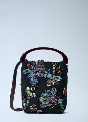 Dries Van Noten Micro Embroidered Bag Black dvn0265017