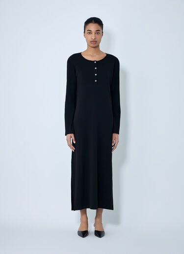 LN-CC® - The Row: Latoya Maxi Dress - Black The Row Latoya Maxi Dress Black row0264053
