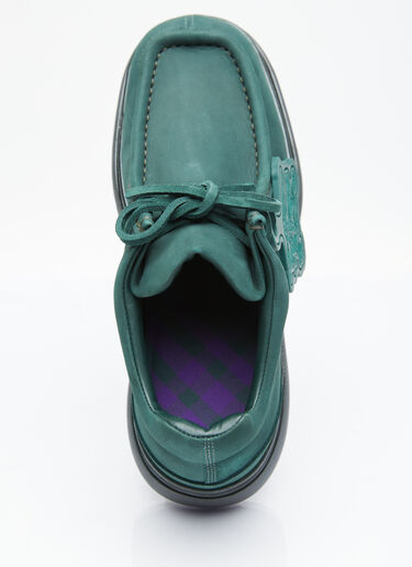 Burberry Nubuck Creeper Shoes Green bur0154017