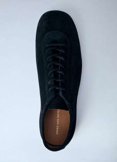 Dries Van Noten Suede Trimmed Sneakers Black dvn0163030