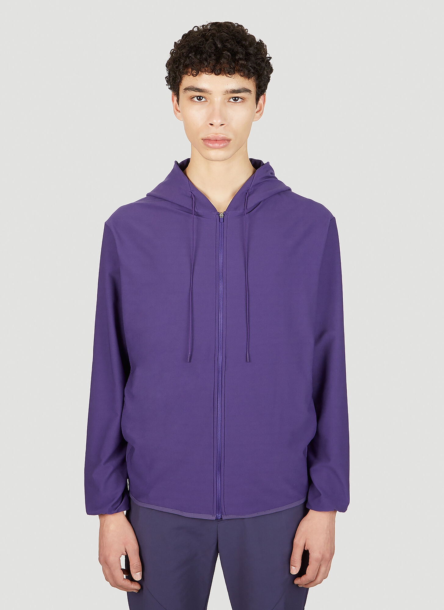 Post Archive Faction (paf) 5.0 Center Hooded Sweatshirt In Purple
