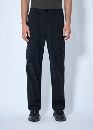 Stone Island Utility Cargo Trousers Black sto0165071