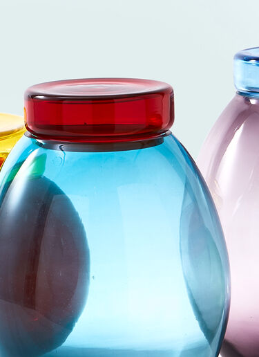 POLSPOTTEN Set Of Four Caps And Jars Multicolour wps0691479