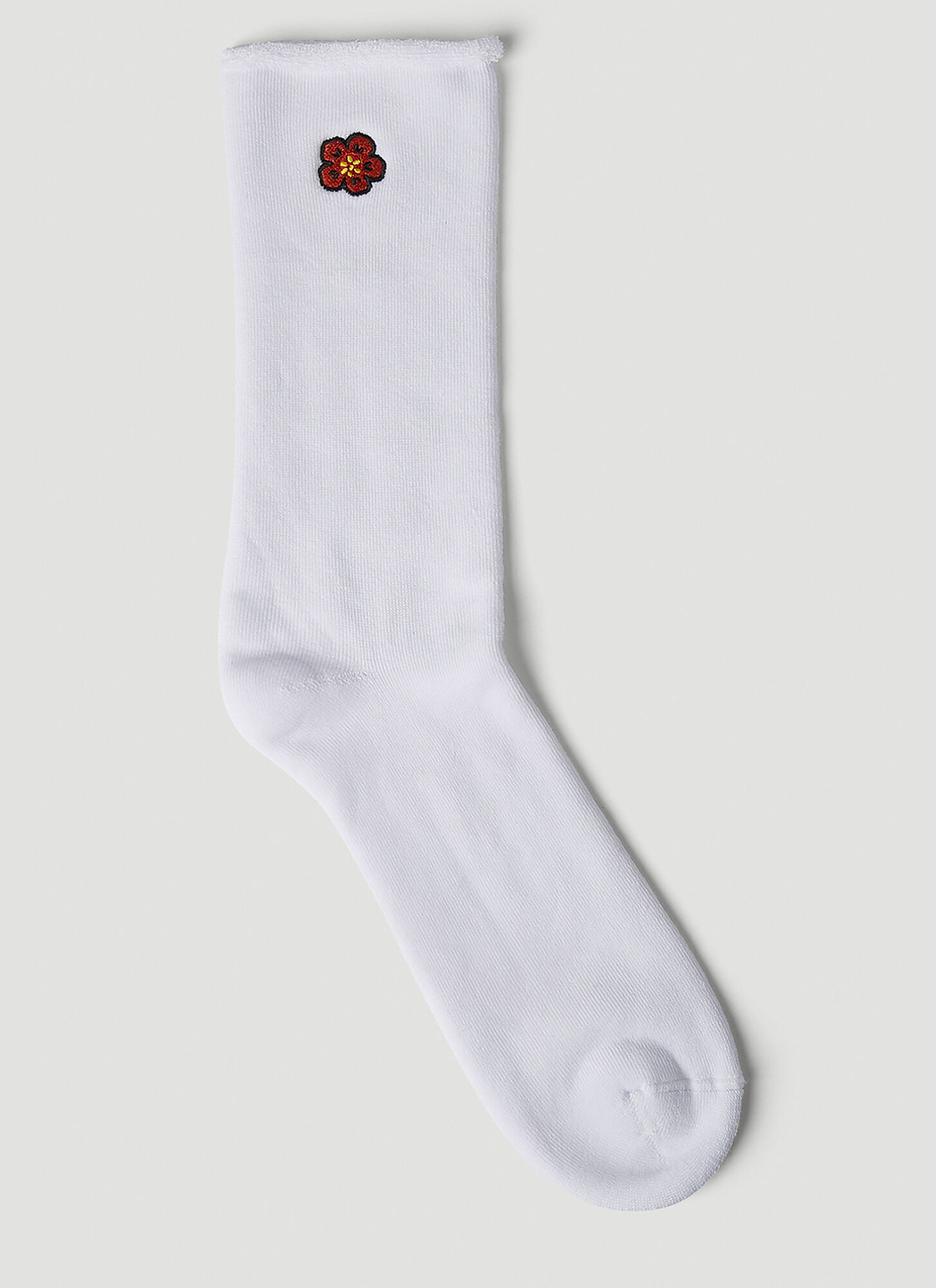 Kenzo Boke Flower Socks Male White