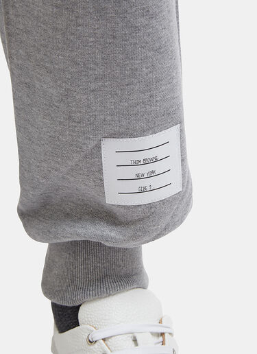 4 Bar Jersey Track Pants Thom Browne 4 Bar Jersey Track Pants Light Grey thb0125022