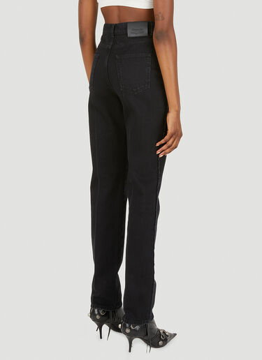 Pressed Crease Jeans Alexander McQueen Pressed Crease Jeans Black amq0250036