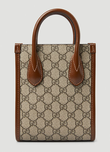 Gucci GG Supreme Mini Crossbody Bag Brown guc0150223