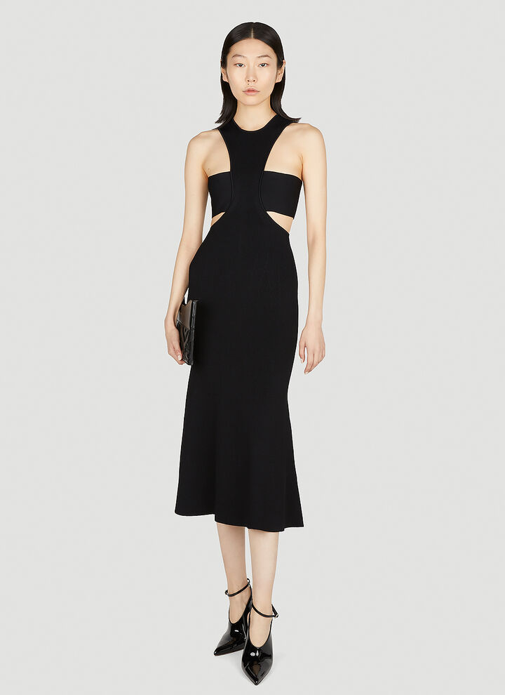 ln-cc.com | Slashed Harness Midi Dress