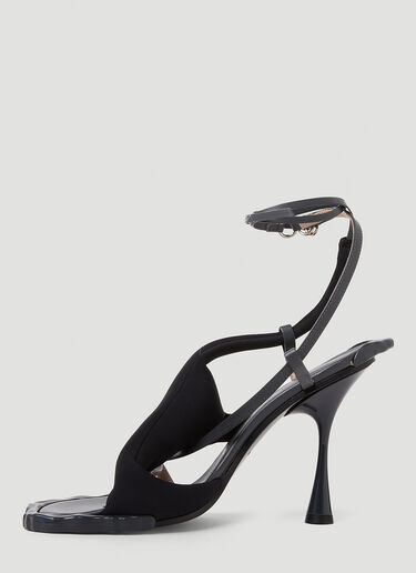 Ottolinger Flower Heels Black ott0250032