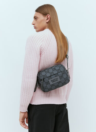 Medium GG Ripstop Crossbody Bag Gucci Medium GG Ripstop Crossbody Bag Grey guc0155129