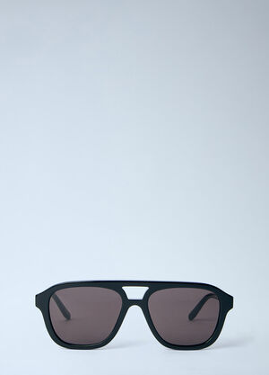 Balenciaga Daily Pilot-Frame Sunglasses Black bal0264030