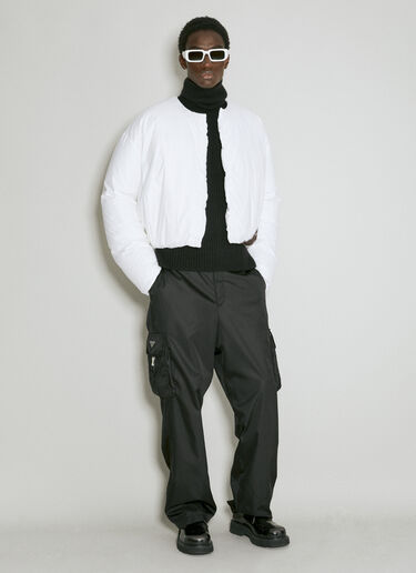 Prada パデッドボンバージャケット ホワイト pra0154001