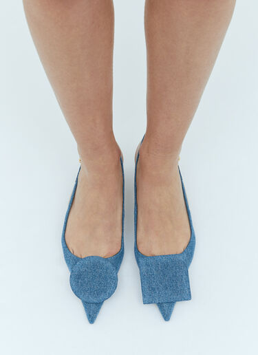 Jacquemus Les Slingbacks Duelo Heels Blue jac0256045