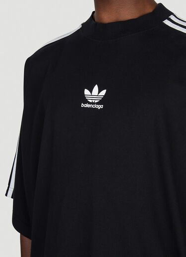 Balenciaga x adidas Logo Print T-Shirt Black axb0151014