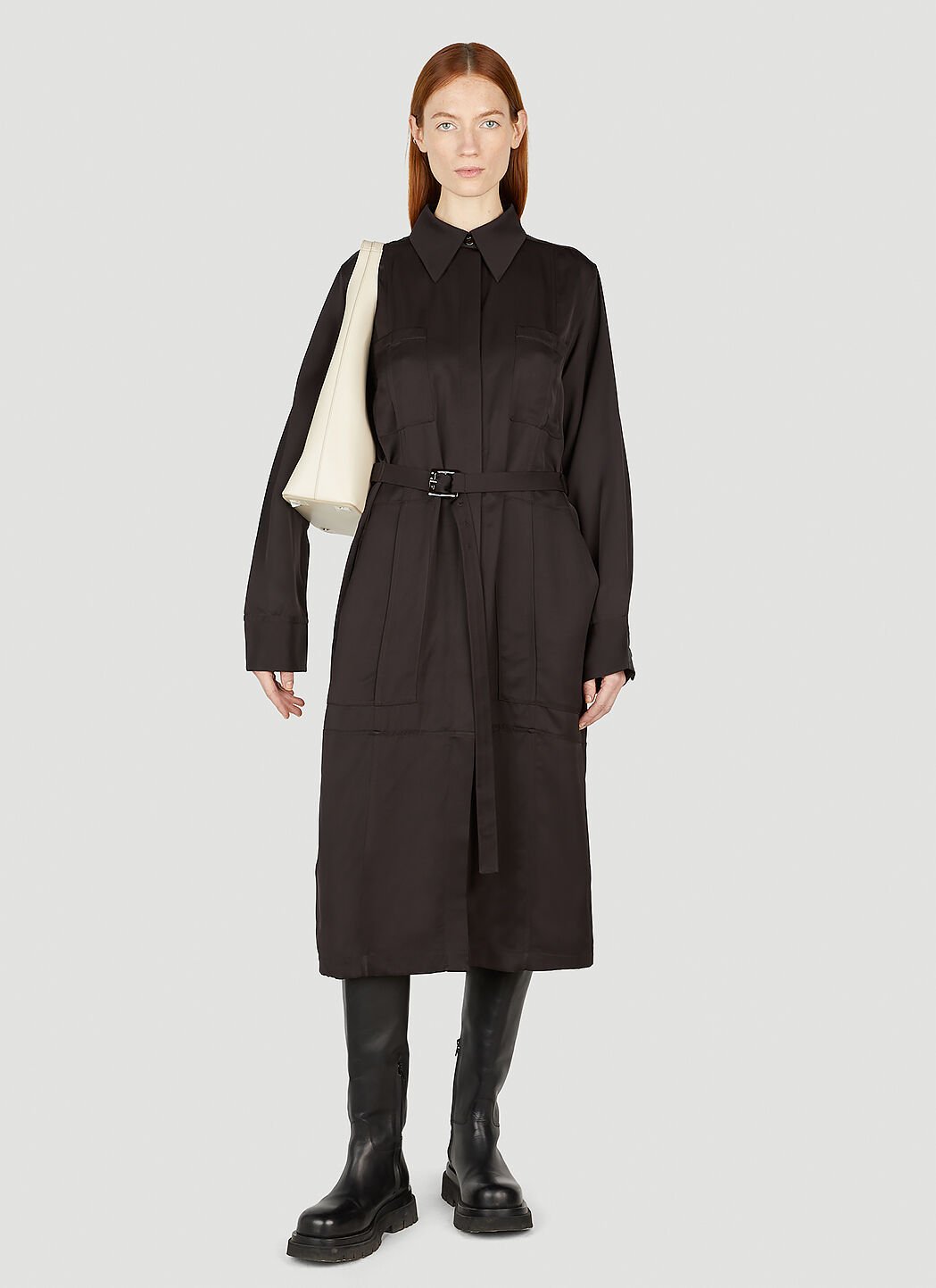 Jil sander trench coat store