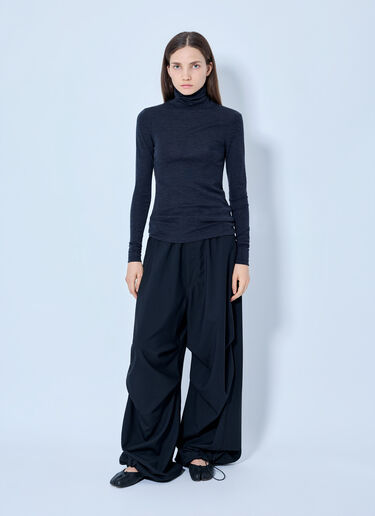 LN-CC® - RÓHE: Fine Merino Turtleneck - Dark Grey RÓHE Fine Merino Turtleneck Dark Grey roe0265010