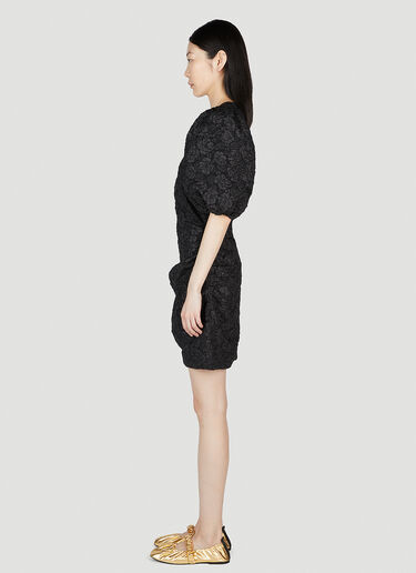 GANNI Jacquard Dress Black gan0253019