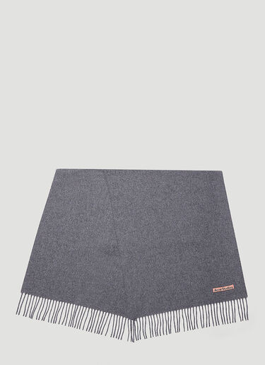 Acne Studios Canada New Scarf  Grey acn0352012