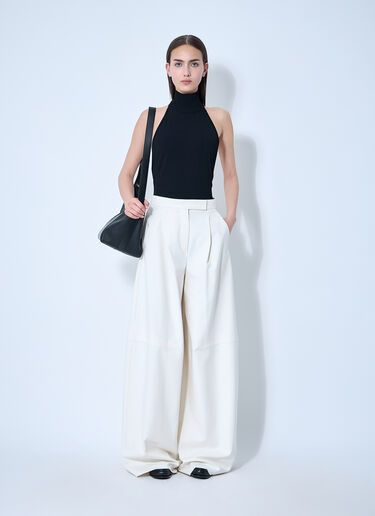 Max Mara Knit Halterneck Top Black max0260038