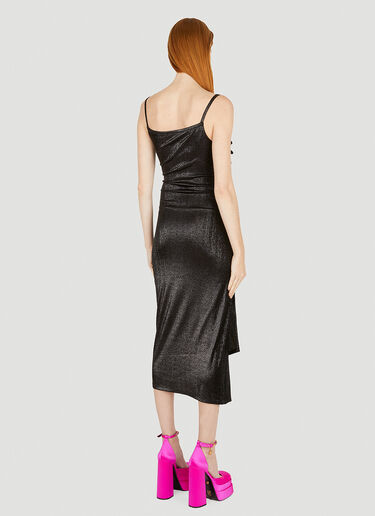 Rabanne Gathered Dress Black pac0251028