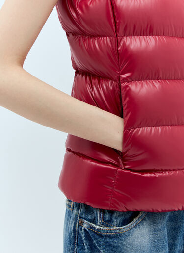 Moncler Ghany 다운 질레 레드 mon0257029