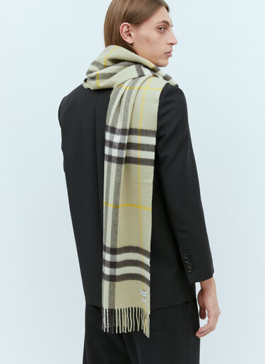 Burberry Check Cashmere Scarf Beige bur0154021