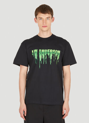 JW Anderson Slime Logo T-Shirt Black jwa0149008