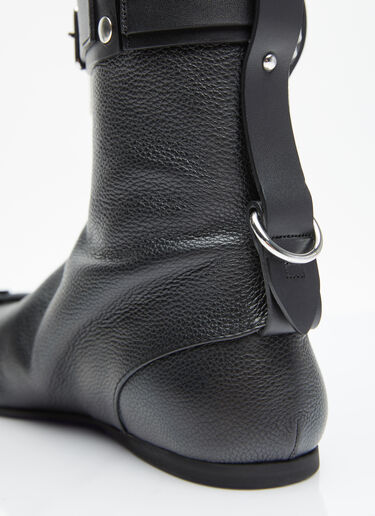 JW Anderson Padlock Ankle Boots Black jwa0154015