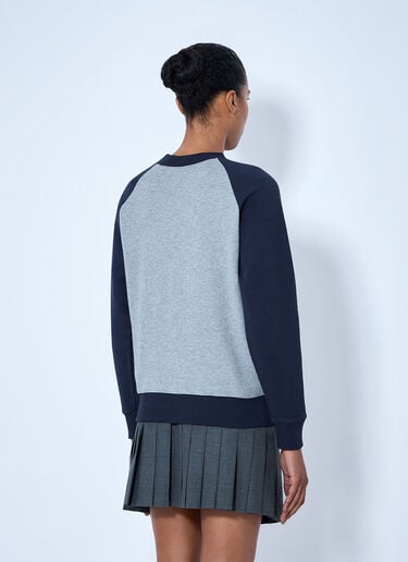 LN-CC® - Miu Miu: Raglan Sleeve Sweatshirt - Grey Miu Miu Raglan Sleeve Sweatshirt Grey miu0265006