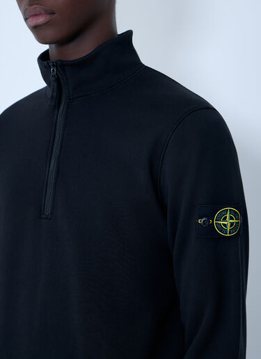 Logo Patch Sweater Stone Island Logo Patch Sweater Black sto0164085