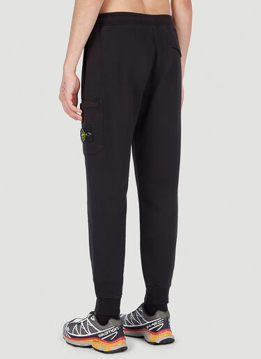 Stone Island Compass Patch Track Pants Black sto0152067