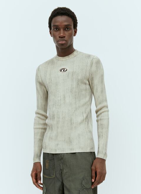 Saint Laurent K-Zacky-C Wool Sweater Black sla0254014