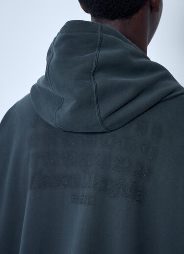 Maison Margiela ロゴモチーフ ジップアップスウェットシャツ ブラック mla0159004