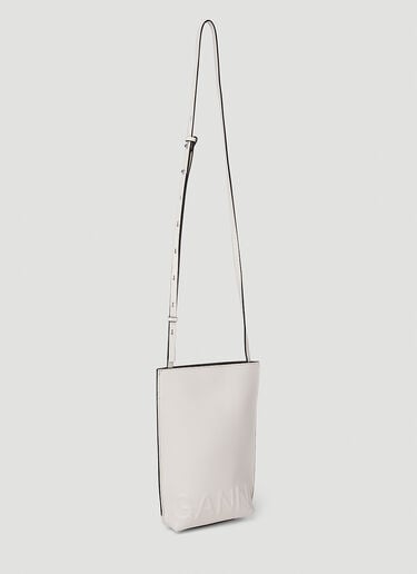 Banner Small Shoulder Bag GANNI Banner Small Shoulder Bag White gan0251099