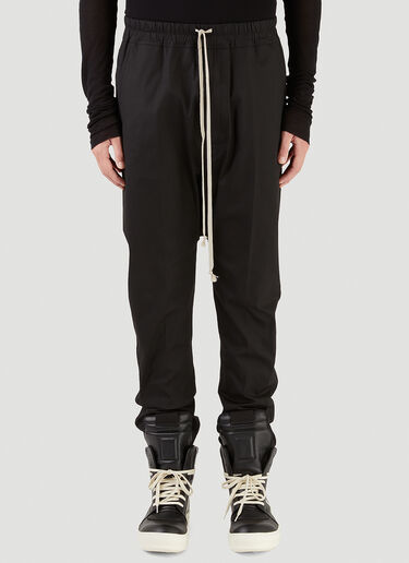 Rick Owens 抽绳长裤 黑 ric0145013