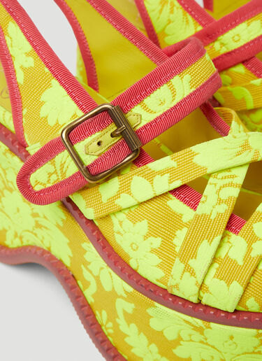 Vivienne Westwood Northern Sole Platform Sandals Yellow vvw0251138