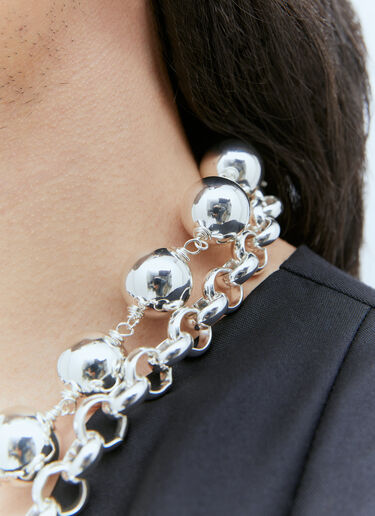 Pearl Octopuss.y 스피어 목걸이 실버 prl0355002