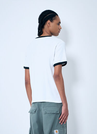 A BATHING APE® Logo Print T-Shirt White aba0158007