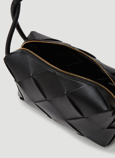 Bottega Veneta [인트레치아토] 카메라 백 스몰 숄더 백 블랙 bov0249036