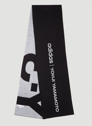 Y-3 Logo Jacquard Scarf Black yyy0345005