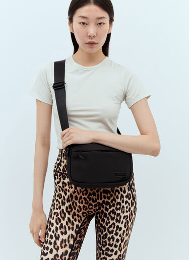 GANNI Tech Festival Shoulder Bag Black gan0255053