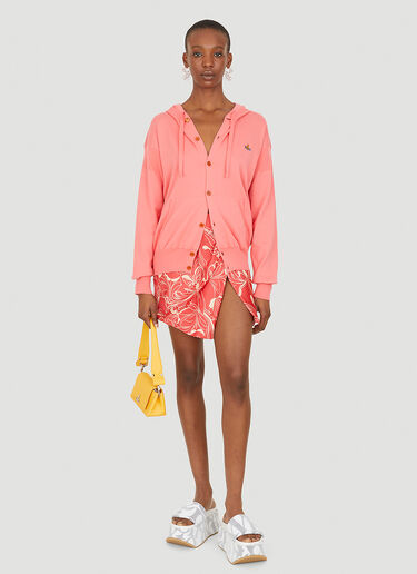 Orb Hooded Cardigan Vivienne Westwood Orb Hooded Cardigan Pink vvw0252022