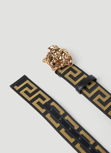 Greca La Medusa Belt Versace Greca La Medusa Belt Black ver0153033