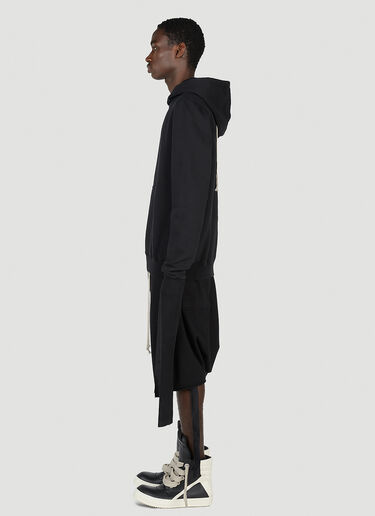 Gauntlet Granbury フード付きスウェットシャツ Rick Owens DRKSHDW Gauntlet Granbury フード付きスウェットシャツ ブラック drk0152011