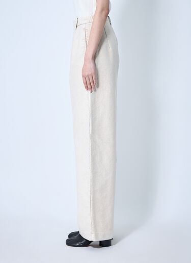 Maison Margiela Wide Leg Pants Beige mla0259010