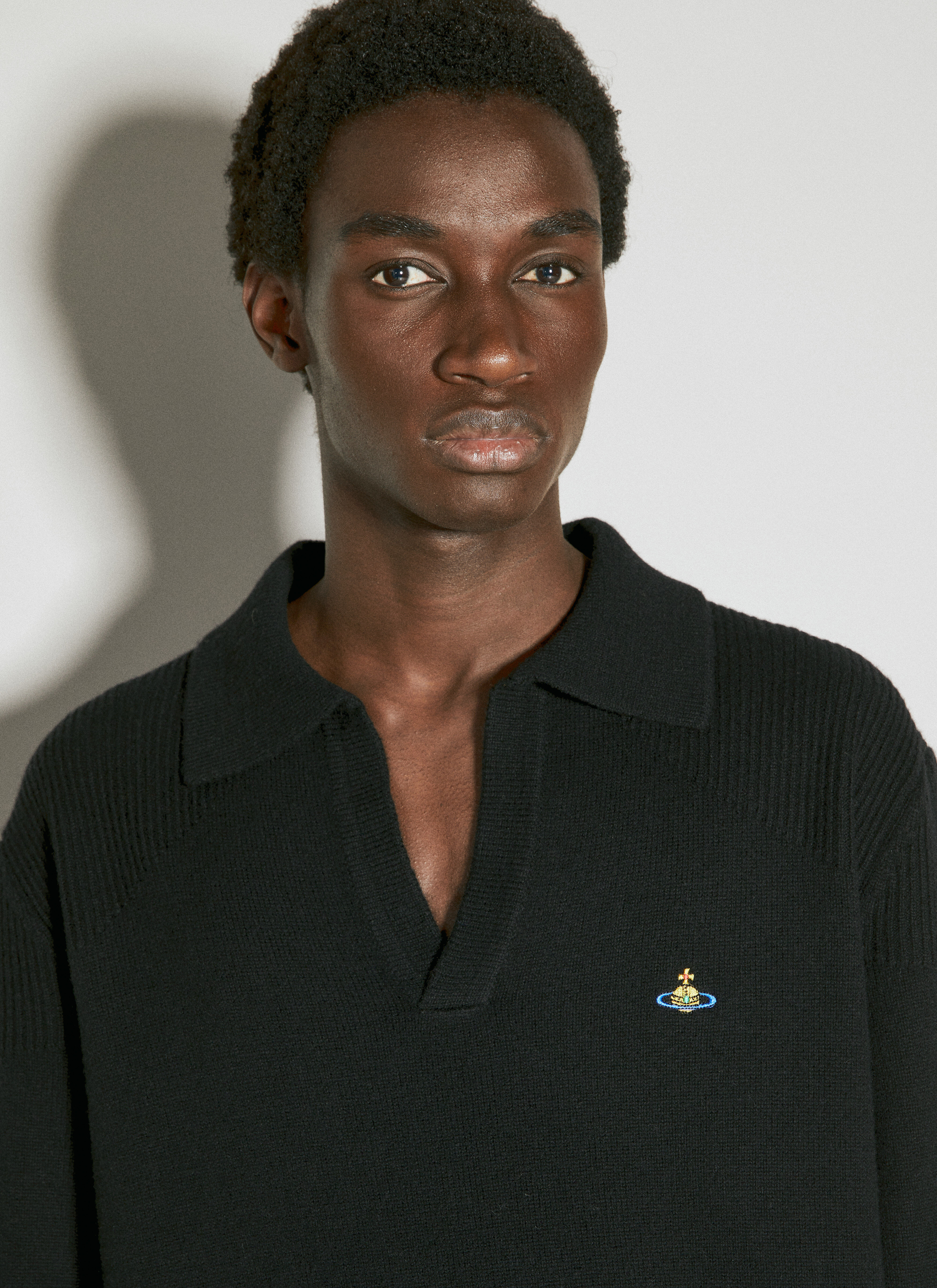 Black vivienne westwood polo top