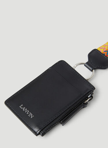 Lanvin Curb Card Holder Black lnv0147026